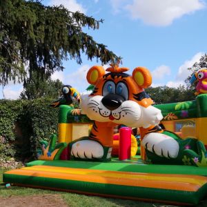 Hüpfburg Aktive Center Tiger mieten, Hüpfburgen Verleih