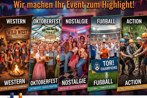 Eventmodule für Teambuilding mieten - Vermietung im Raum Leipzig, Halle, Merseburg, Sachsen