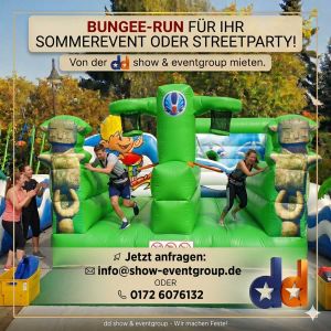 Bungee run mieten, Bungeerun Verleih