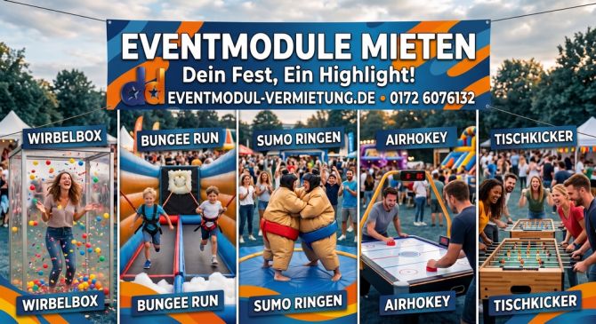Weitere Eventmodule mieten - Vermietung im Raum Leipzig, Halle, Merseburg, Sachsen