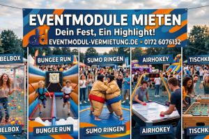 Weitere Eventmodule mieten - Vermietung im Raum Leipzig, Halle, Merseburg, Sachsen