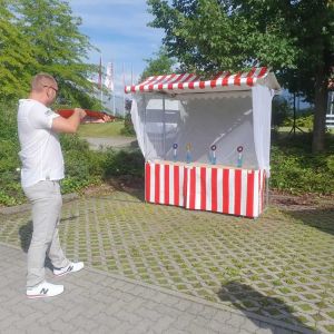 Korkenschießen mieten, Schießbuden Vermietung