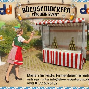 Büchsenwerfen Vermietung/ Dosenwerfen mieten
