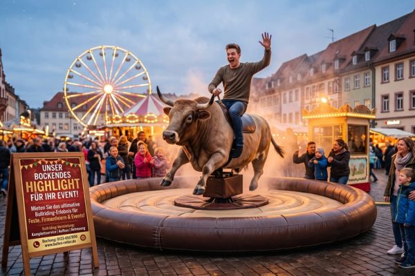 Bullriding - Rodeo, elektrischen Bullen mieten im Raum Leipzig, Halle, Merseburg