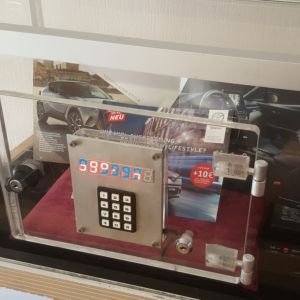 Glastresor mieten, Glas-Tresor Vermietung, Tresorgewinnspiel Verleih
