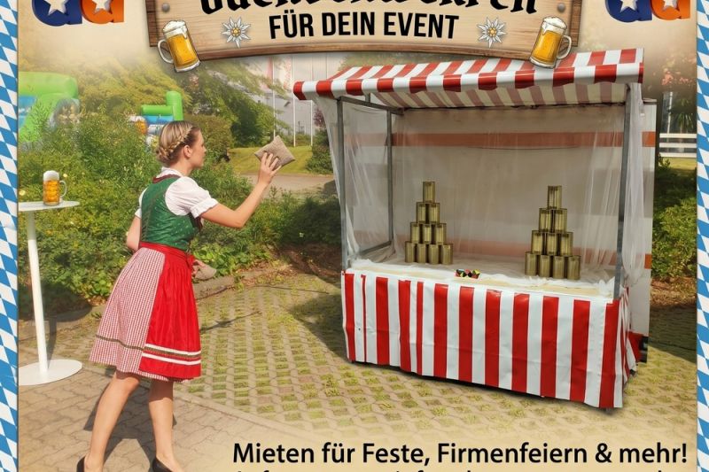 Büchsenwerfen Vermietung/ Dosenwerfen mieten