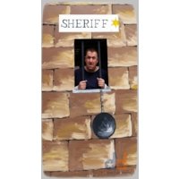 Fotowand mieten, Western-Gefängis Vermietung, Western-Fotowand